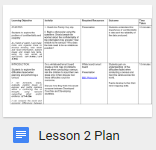 lesson 2 plan